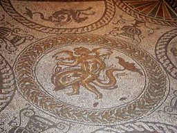 Cupid on a Dolphin mosaic