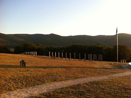 A view of the Cemetery near Sevastopol in Ukraine. 