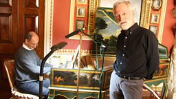 Oliver Baumont and Donald Macleod at the Ruckers Harpsichord