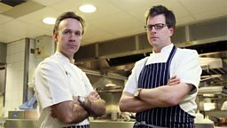 Photo: Marcus Wareing and William Sitwell