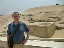 Richard Coles in Saqqara, Egypt