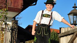 Photo: Philipp wearing Tracht