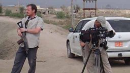 Filming in Iraq
