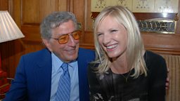 Tony Bennett and Jo Whiley