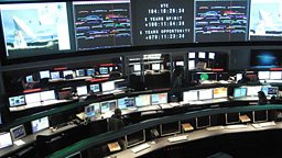 Photo: NASA control room