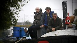 Dara O Briain, Rory McGrath and Griff Rhys Jones