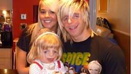 Photo: (l-r) Laura Richards, Jono Lancaster and Maisie