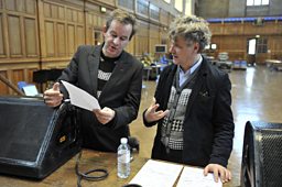 Photo: Mentors Guy Chambers and Steve Abbott