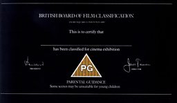 BBFC Certificate Board (1982 - 2002)