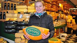 Photo: Ike with Dutch Smaaq cheese