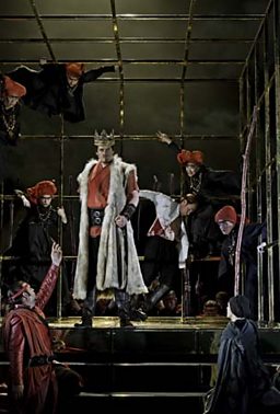 Steven Ebel as Malcolm and Dmitri Pittas as Macduff