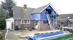 BEFORE: THE REAR OF THE PROPERTY