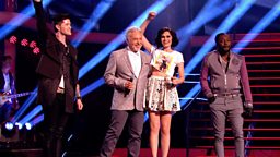 The Voice UK coaches on stage