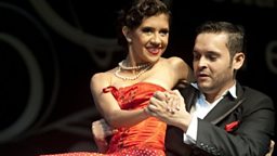 Dancers competing in the World Tango Championships 2012