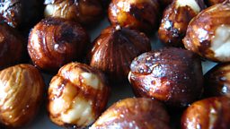 Roasted hazelnuts