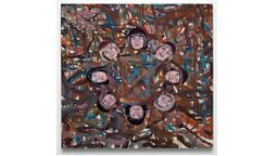 Jim Shaw - Untitled (Faces in circle)
