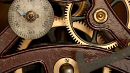 Inside a clock