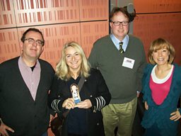 Richard Coles, Emma Kennedy, Jan McCourt and Sian WIlliams
