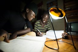 Michael Phiri studying