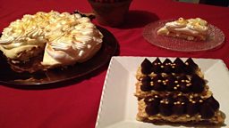 Sherry Trifle with Clementines & Caramel Cherry Mousse