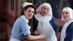 Jenny Lee played by Jessica Raine, Pam Ferris as Sister Evangelina and Laura Man as Sister Bernadette