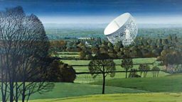 Jodrell Bank from around Pex Hill, Cheshire (by D Alun Evans)