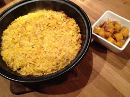 Gammon & Creamed Leeks with Turnip "Hash"