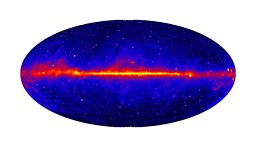 Fermi 3-year all-sky map