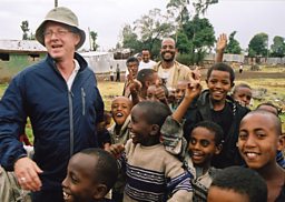 Richard Curtis in Ethiopia