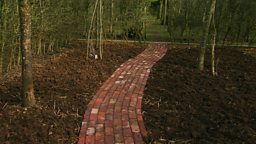 MAKING BRICK PATHS