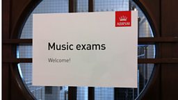 ABRSM Music Exams sign