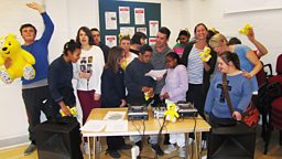 Joe McElderry visits Centre 404