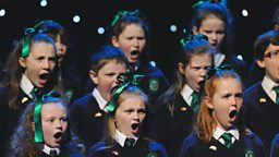 St Patrick's Primary School singing Joshua Fought The Battle of Jericho