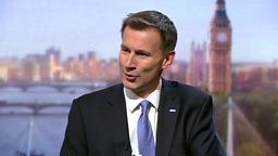 Health Secretary Jeremy Hunt