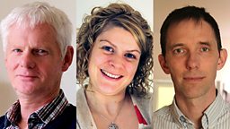 Cat experts Dr John Bradshaw, Dr Sarah Ellis and Prof Alan Wilson
