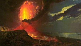Volcano paintings