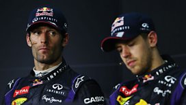 Mark Webber and Sebastian Vettel
