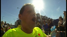 London Marathon: Breakfast's Mike Bushell films race on camera