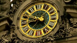 A clock at Grand Central Station
