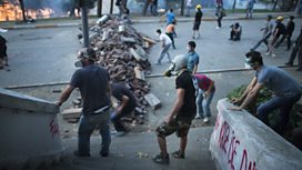 Istanbul in gas masks