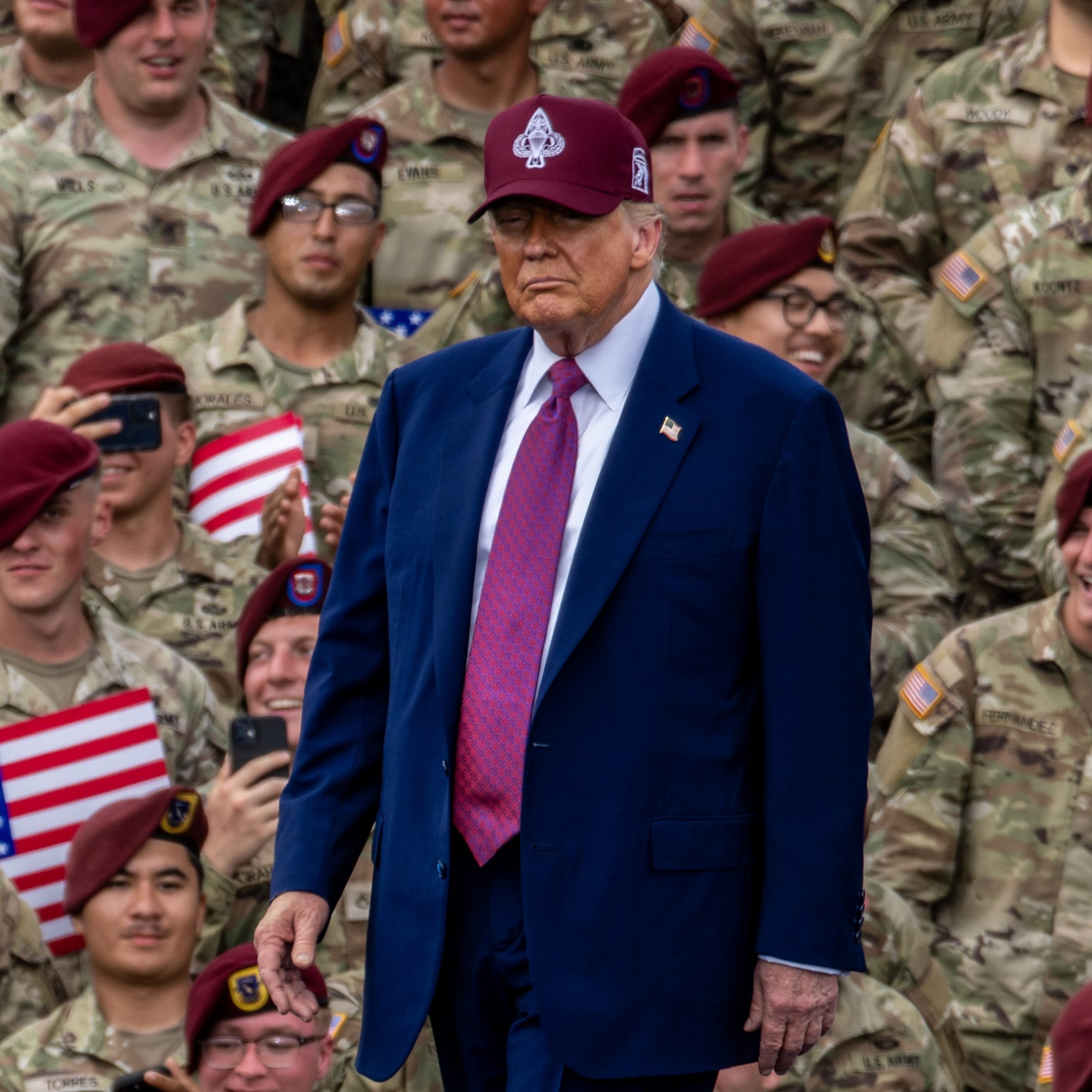 The President’s Path: Trump’s troops