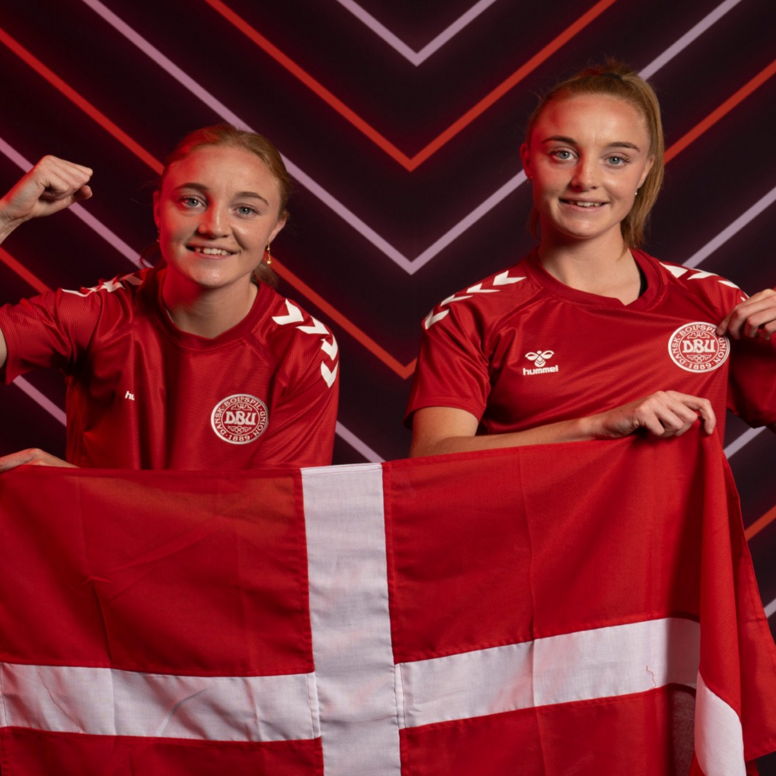 Denmark twins Karen and Sara Holmgaard are ready for a special EURO 2025