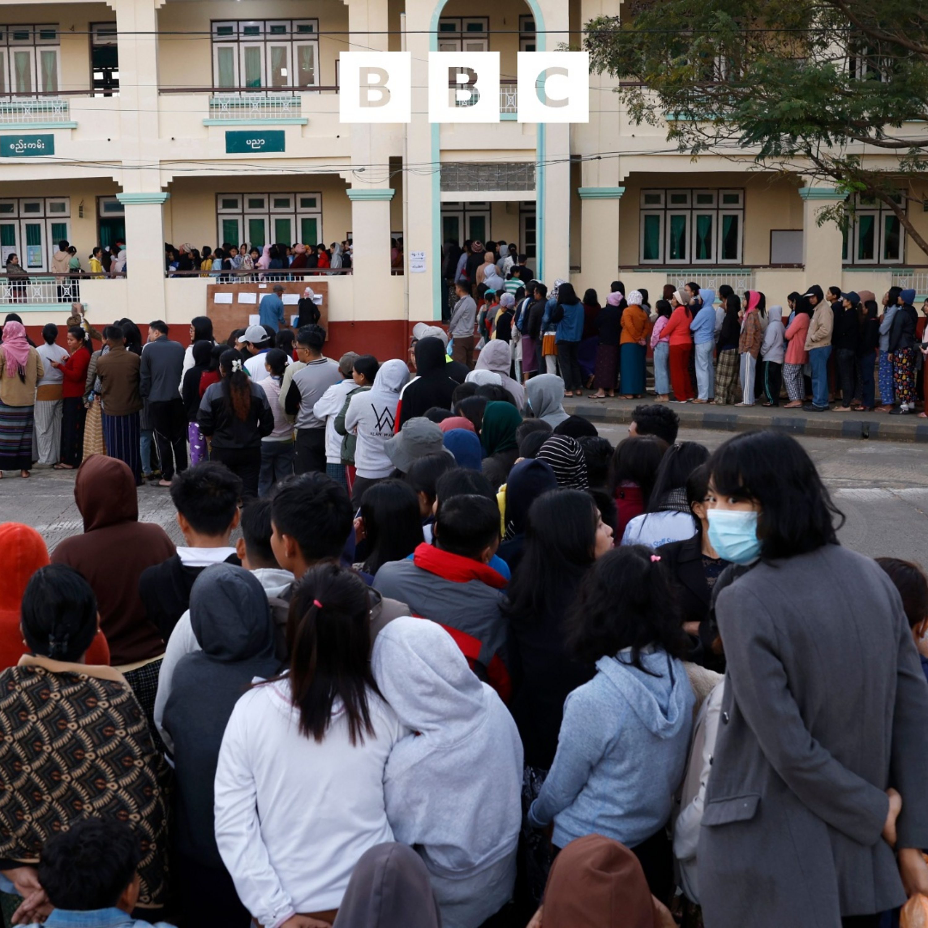 Myanmar's military stages controversial election