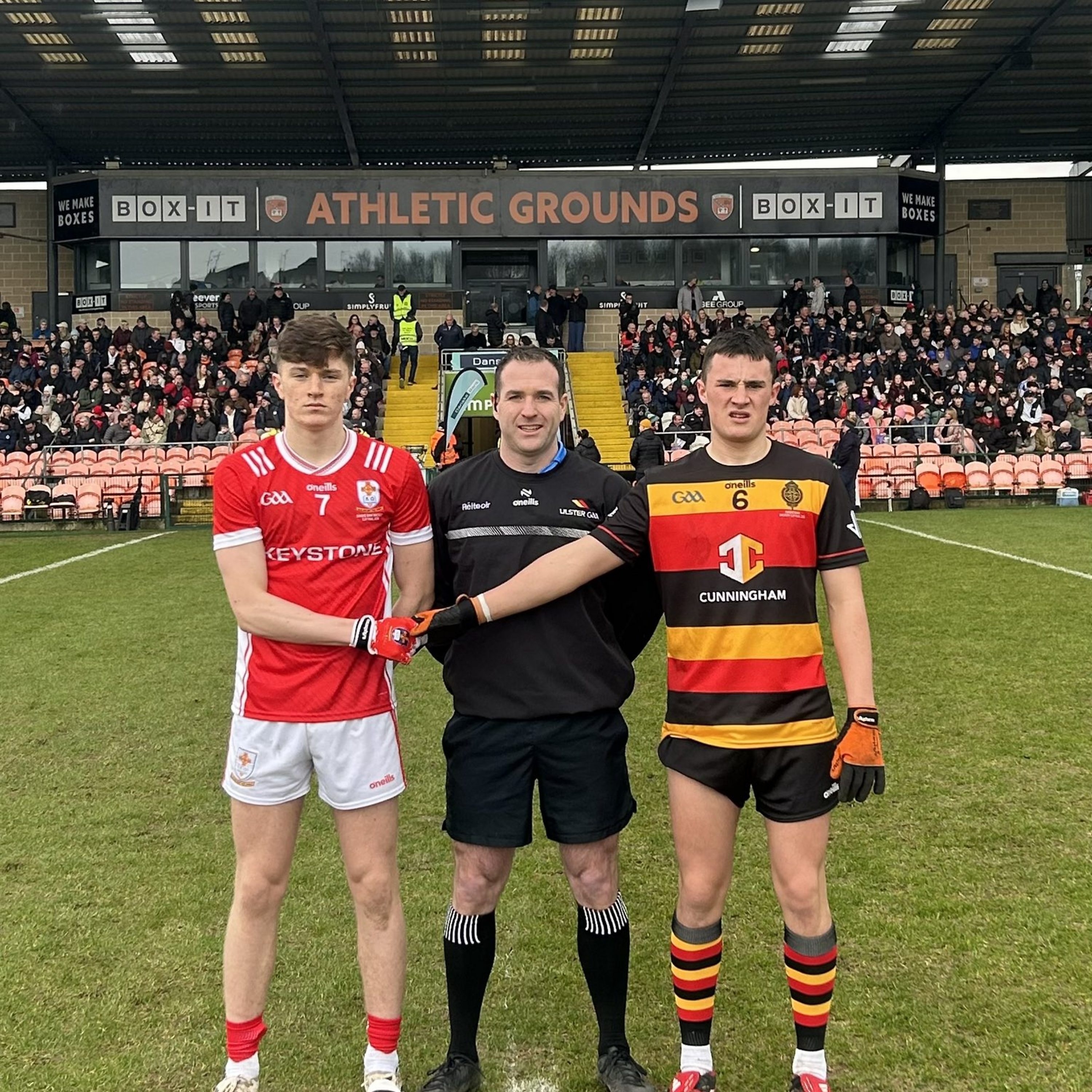 Inside the MacRory Cup final. Pure joy. Ben O'Connor refreshing the post-match interview with Cork Inside the MacRory Cup final. Pure joy. Ben O'Connor refreshing the post-match interview with Cork