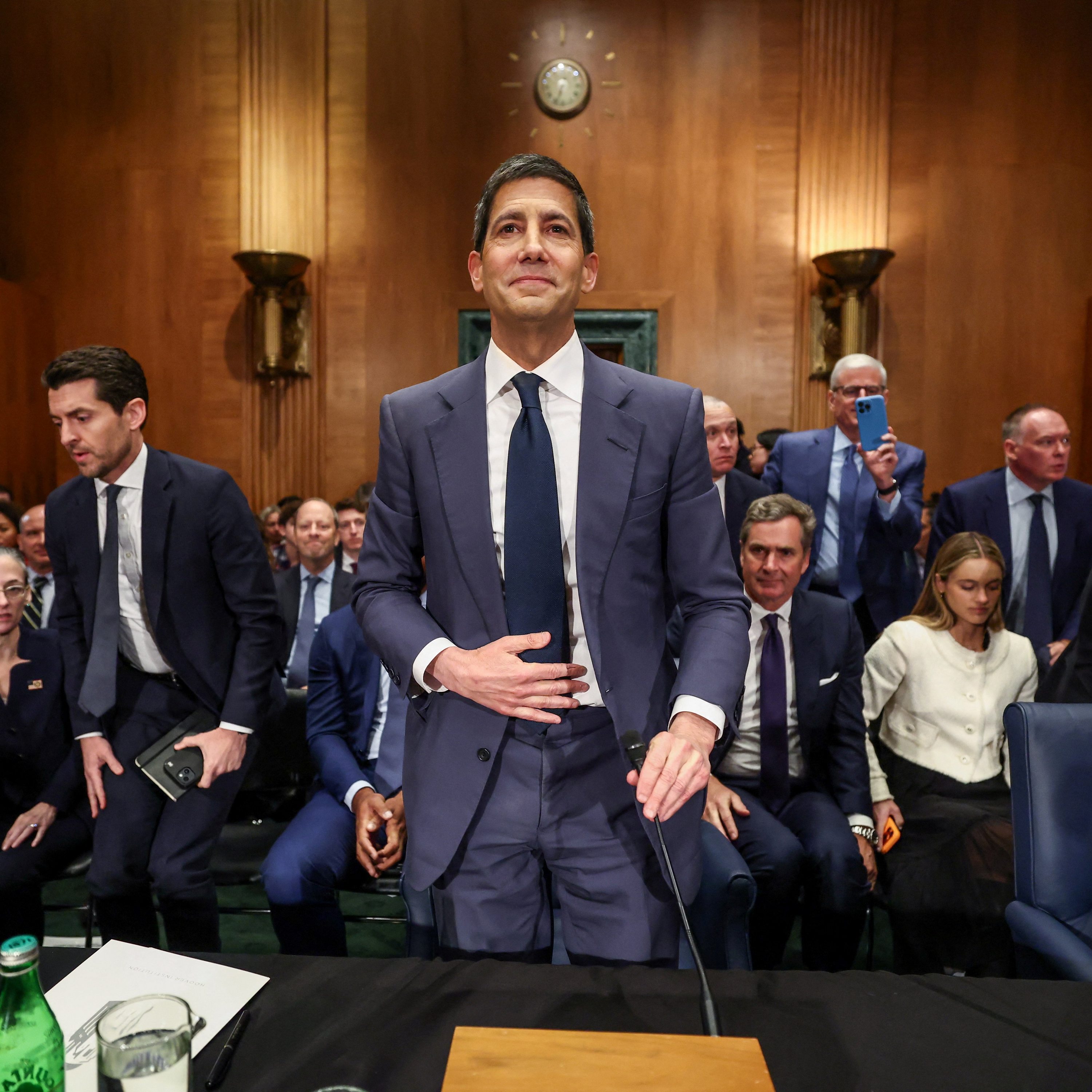 US senators grill new Fed chair