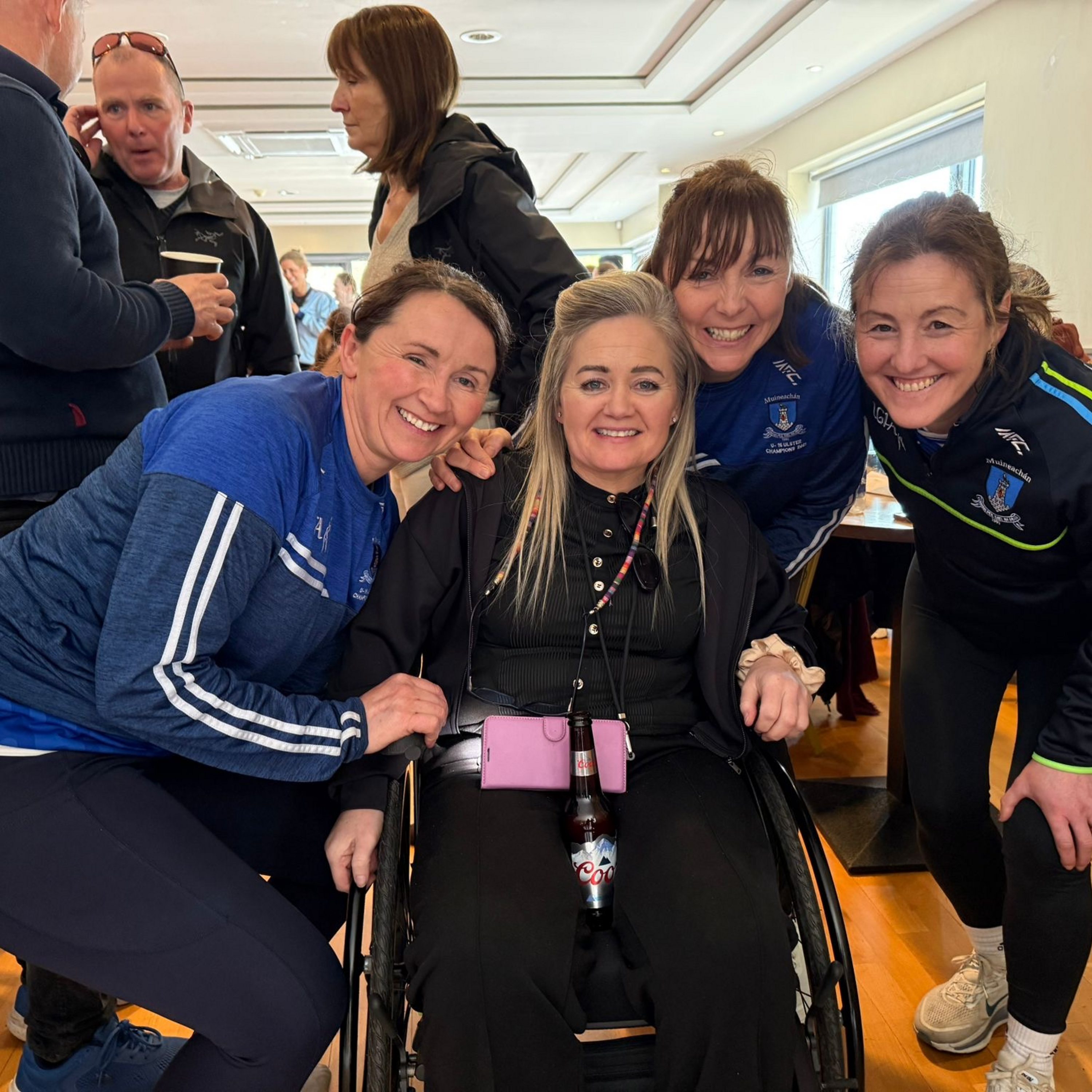 Catriona McGahan. One slip, and now in a wheelchair. Authentic positivity