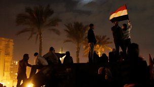 Image for "Mubarak resigns" - PM's Sony Award-winning coverage