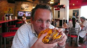 Image for Presenter Michael Mosley visits the Heart Attack Grill