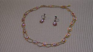 Image for Mosaic necklace and earrings