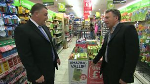 Image for Chris makes a surprise visit to one of his stores